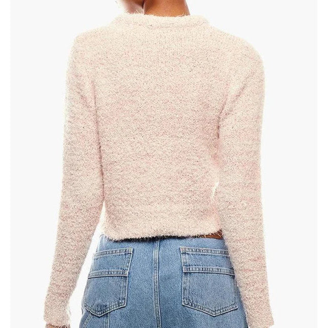Buy-Ladies Cropped Woolly Sweater | Textured | "Ria"-Online-in South Africa-on Zalemart