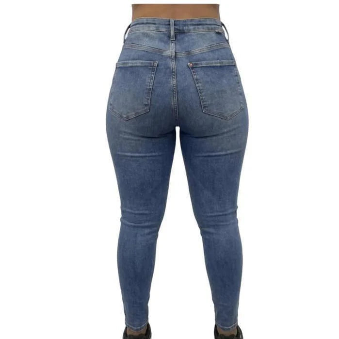 Buy-Ladies Extra High Rise Super Stretchy Super Skinny Strong Denim Jeans | One Size Fits 4 | "Futhi" - A Grade-Online-in South Africa-on Zalemart