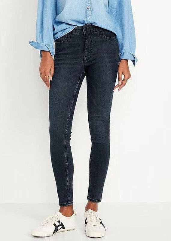 Buy-Ladies High Rise Super Skinny Super Strong Stretchy Denim Jeans | Plain | "Samina" - B Grade-Online-in South Africa-on Zalemart