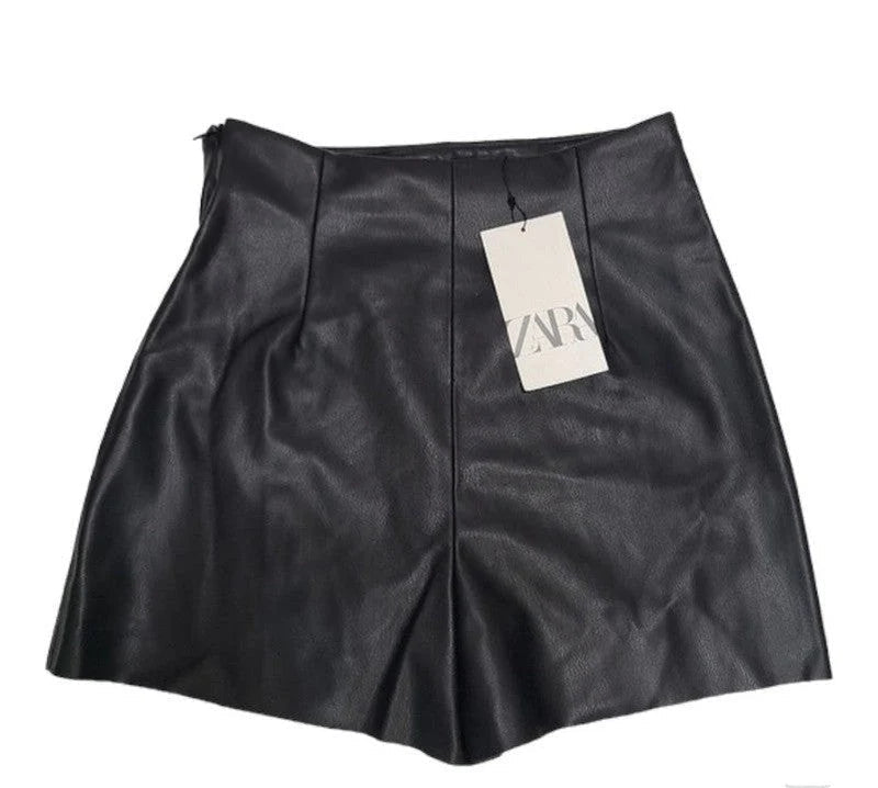 Buy-Ladies Strong Faux Leather Skirt | Skort | "Zia"-Online-in South Africa-on Zalemart