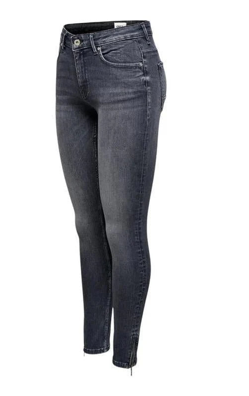 Buy-Ladies Super Stretchy Super Skinny Strong Denim Jeans | Zip Detail | "Phela" - B Grade-Online-in South Africa-on Zalemart