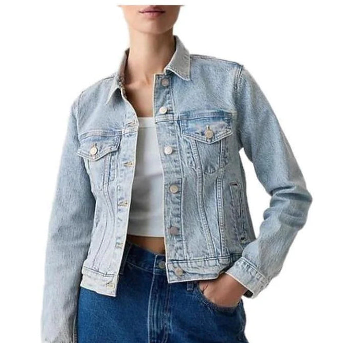 Buy-Ladies Super Strong Icon Denim Jacket | Plain | "Bobo"-B Grade (Small Rejects)-Online-in South Africa-on Zalemart