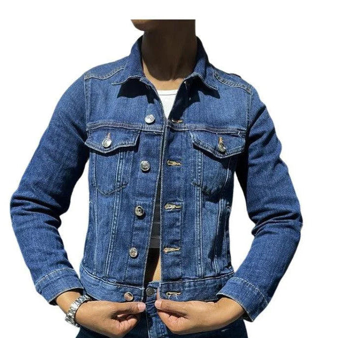 Buy-Ladies Super Strong Short Denim Jacket | Plain | "Futhi"-Online-in South Africa-on Zalemart