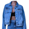 Buy-Ladies Super Strong Short Denim Jacket | Plain | "Zia"-Online-in South Africa-on Zalemart
