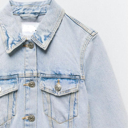 Buy-Ladies Super Strong Short Denim Jacket | Plain | "Zia"-Online-in South Africa-on Zalemart