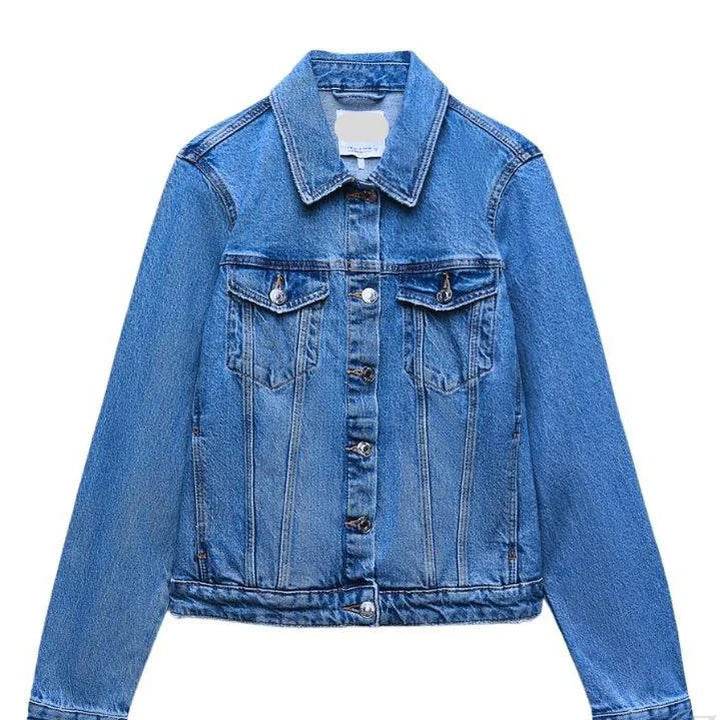 Buy-Ladies Super Strong Short Denim Jacket | Plain | "Zia"-Online-in South Africa-on Zalemart