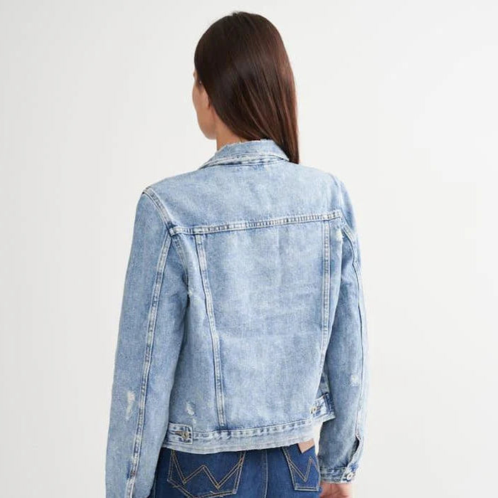 Buy-Ladies Super Strong Short Denim Jacket | Ripped | "Dabu"-Online-in South Africa-on Zalemart