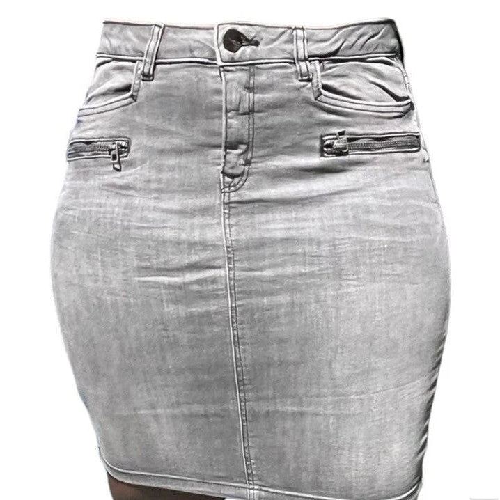 Buy-Ladies Super Strong Stretchy Denim Skirt | Short | "Gali"-Online-in South Africa-on Zalemart