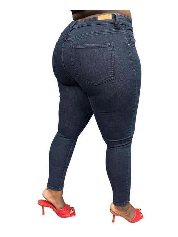 Buy-Ladies Super Strong Super Skinny Slightly Stretchy Denim Jeans | Plain | "Rio"-Online-in South Africa-on Zalemart