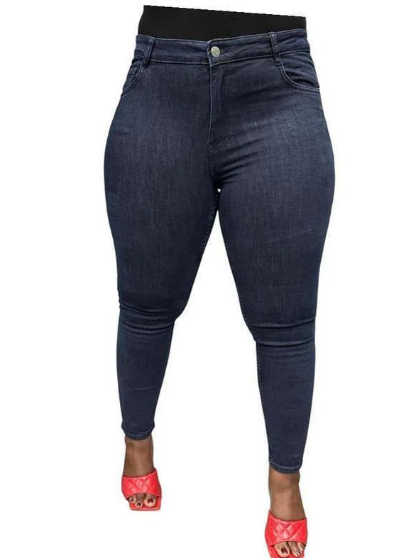 Buy-Ladies Super Strong Super Skinny Slightly Stretchy Denim Jeans | Plain | "Rio"-Online-in South Africa-on Zalemart