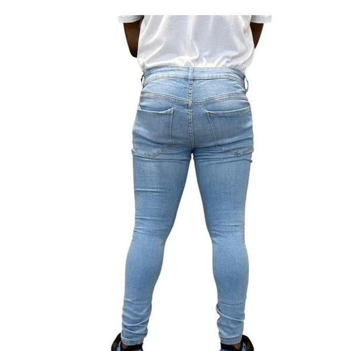 Buy-Men's Super Skinny Strong Stretchy Denim Jeans | Ripped | "Wow" - B Grade-Online-in South Africa-on Zalemart